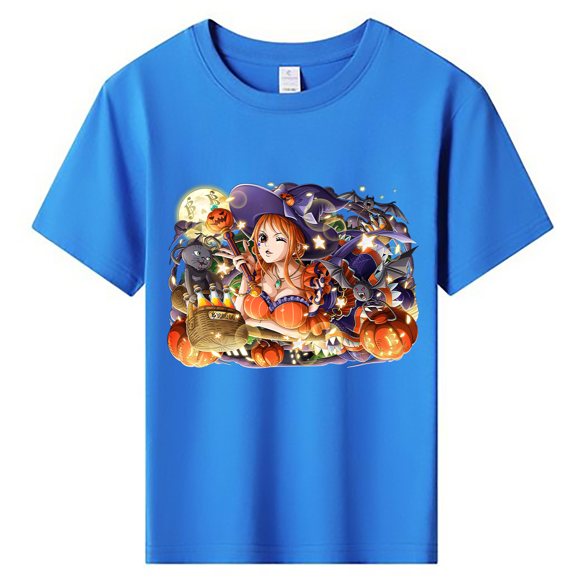 ワンピース ナミ ONE PIECE Nami 綿100％キッズTシャツ（フロントプリント）